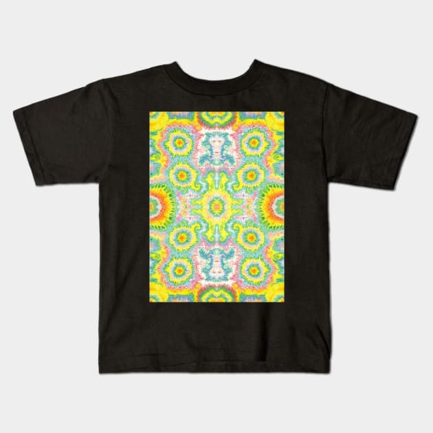 Fractal Pattern Kids T-Shirt by wanungara